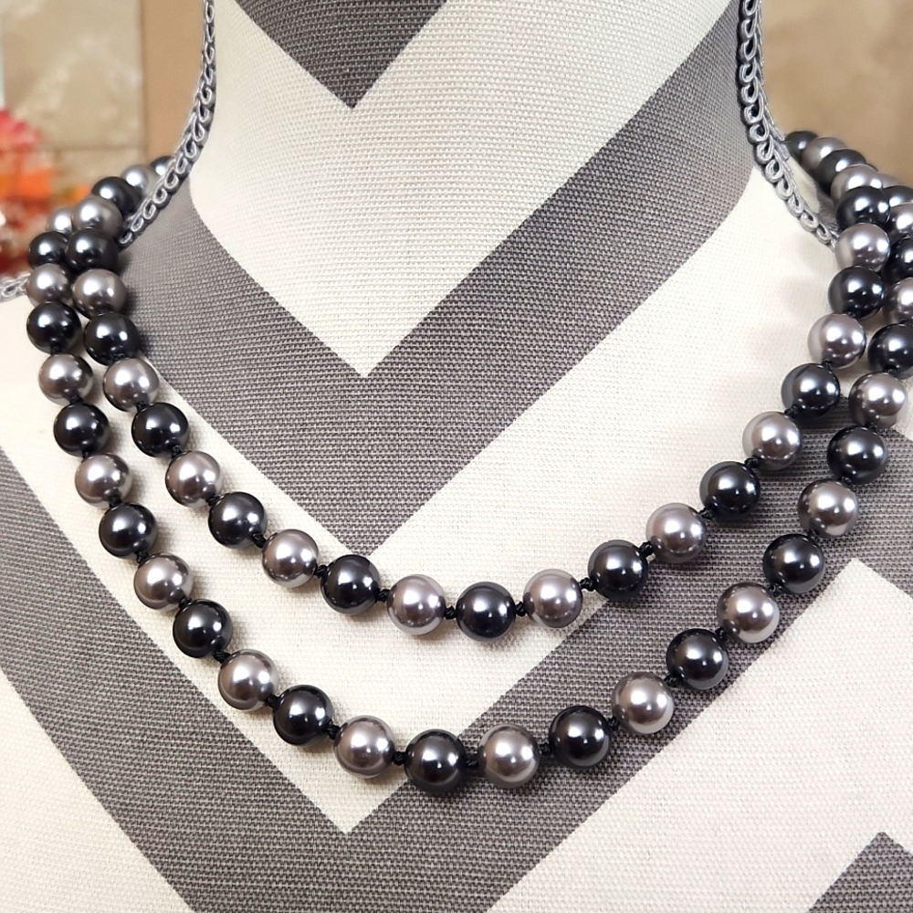 RMN Long Beaded Necklace